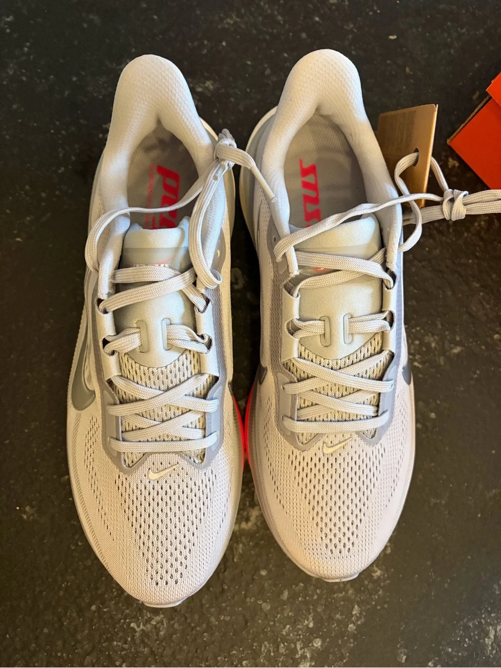 Nike Air Zoom Pegasus 42 - Wolf Grey with Metallic Silver Accents